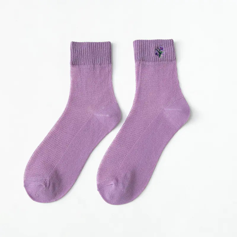 Sweet Ladies Mid Tube Cotton Socks