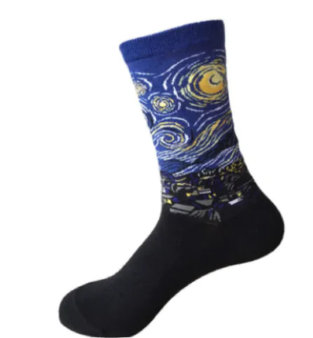 Starry Sky Cotton Socks for Men