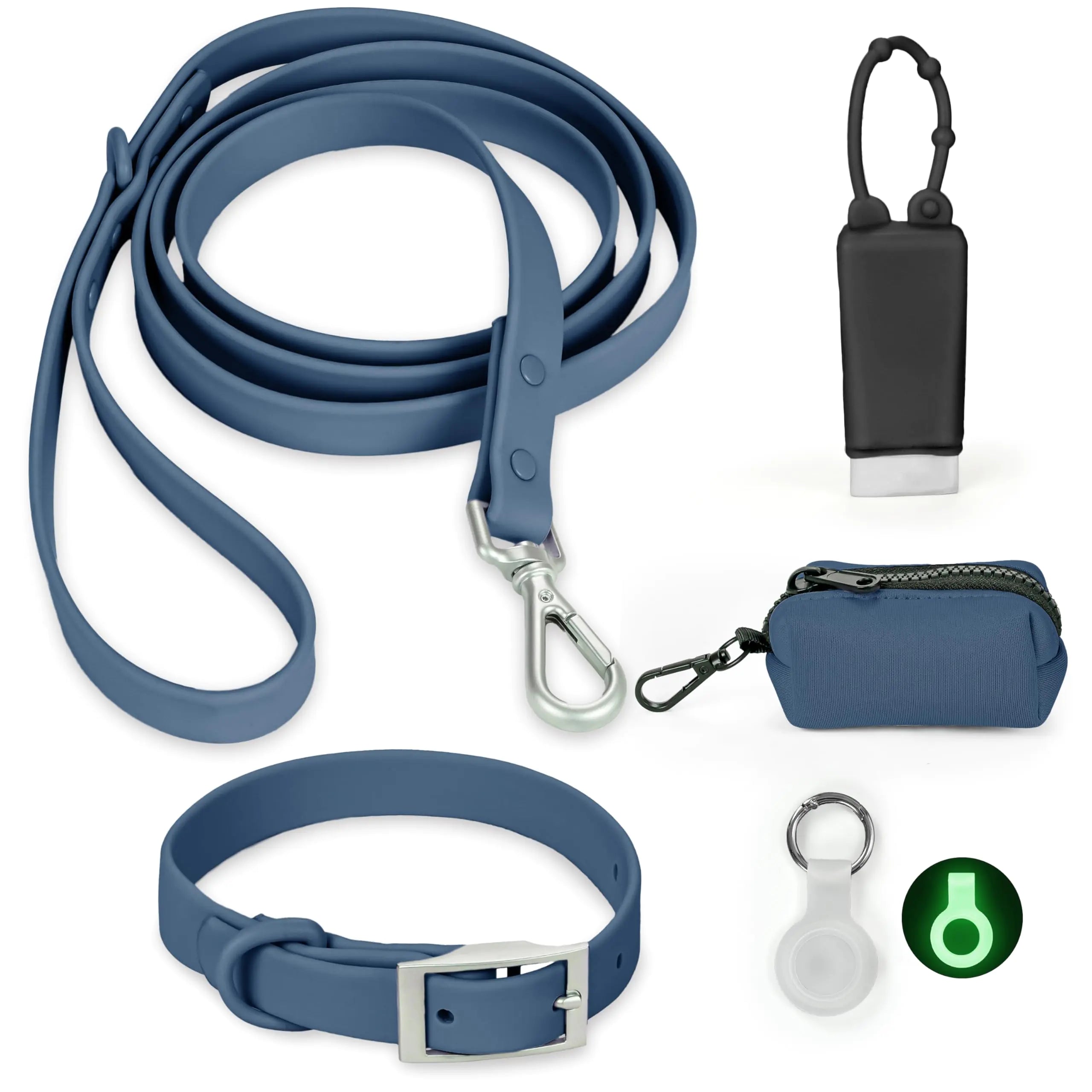 Waterproof Dog Collar & Leash Set