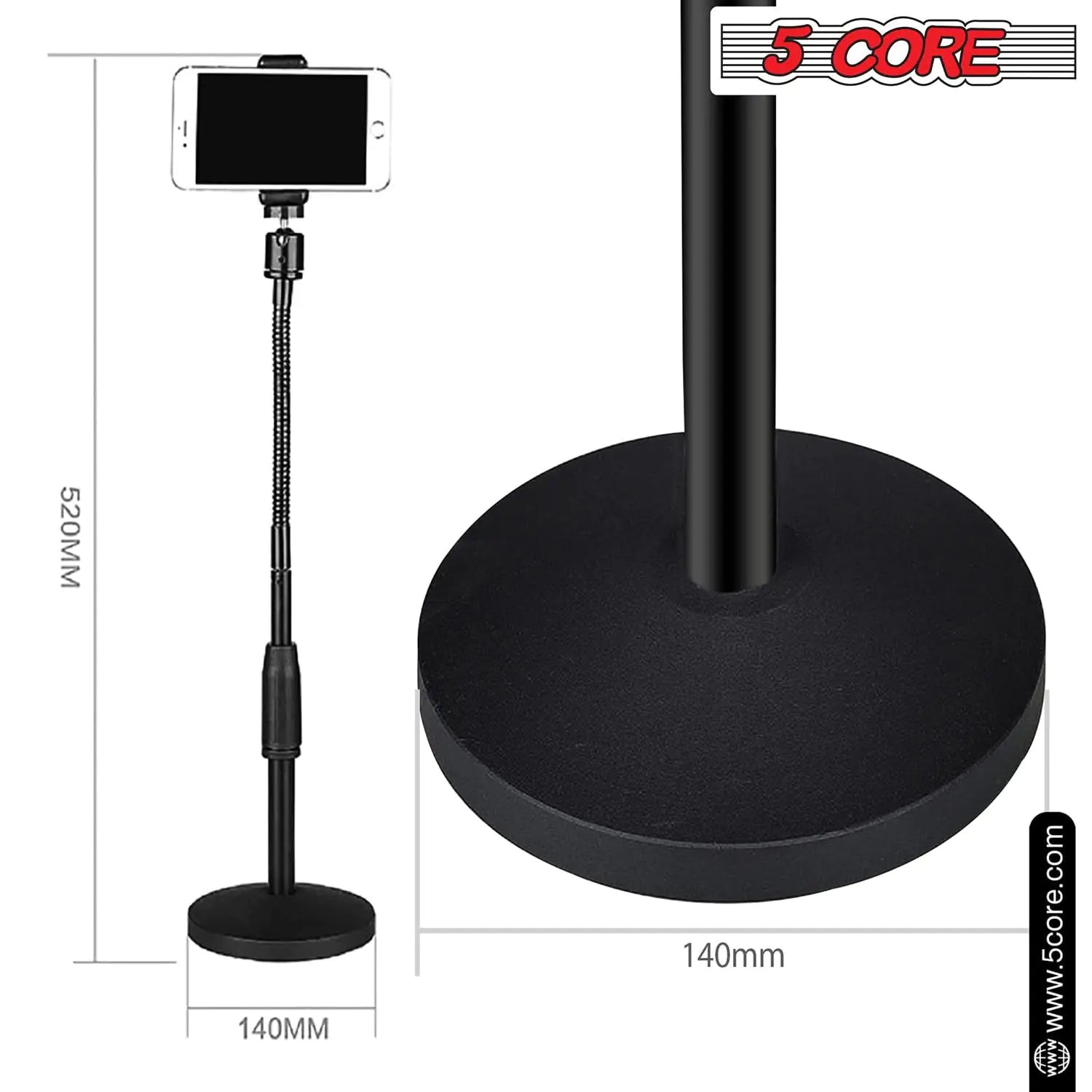 Adjustable Desk Phone & Tablet Stand