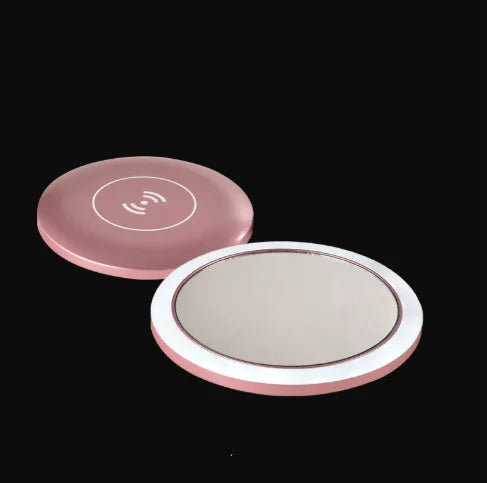 LED Makeup Mirror with Wireless Charging