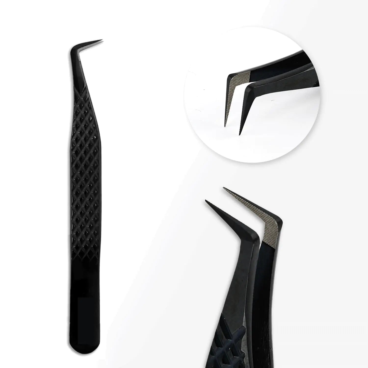 TDANCE 90° Fiber Tip Lash Extension Tweezers