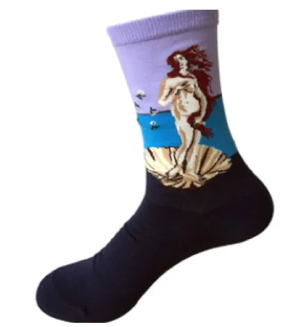 Starry Sky Cotton Socks for Men