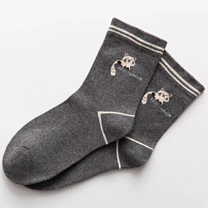 Cute Cartoon Cotton Socks Women