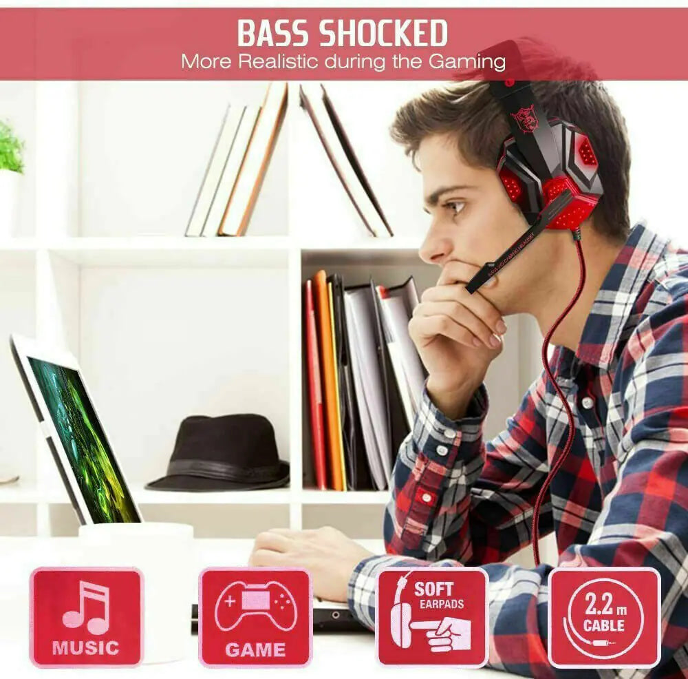 3.5mm LED Gaming Headset with Mic