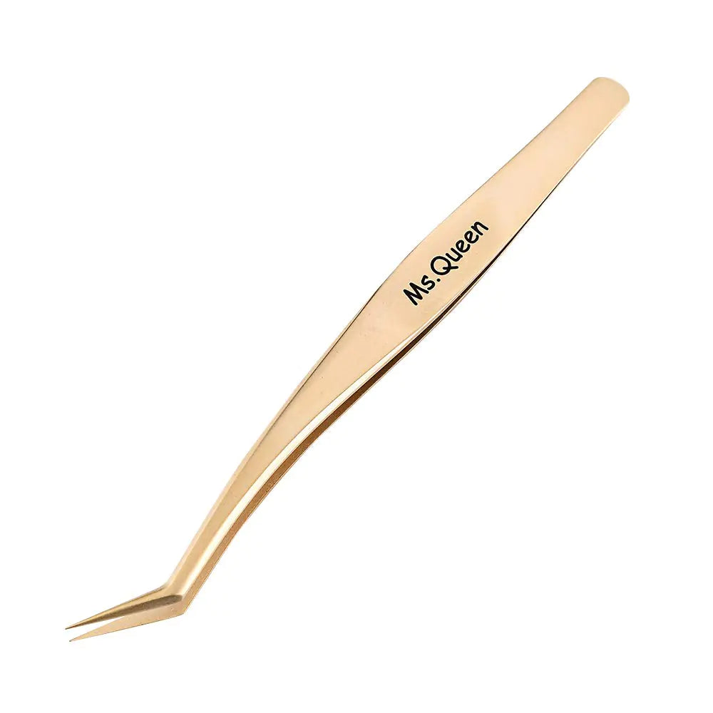 Ms.Queen Eyelash Extension Tweezers Set