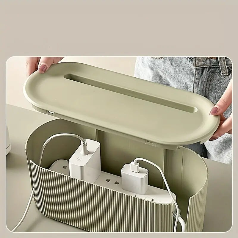 Cable Management Box for Desk & TV