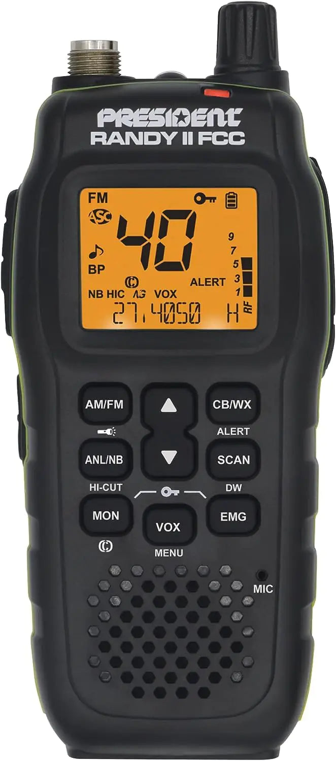 📻 President Electronics RANDY II Handheld Radio – Stay Connected Anywhere!