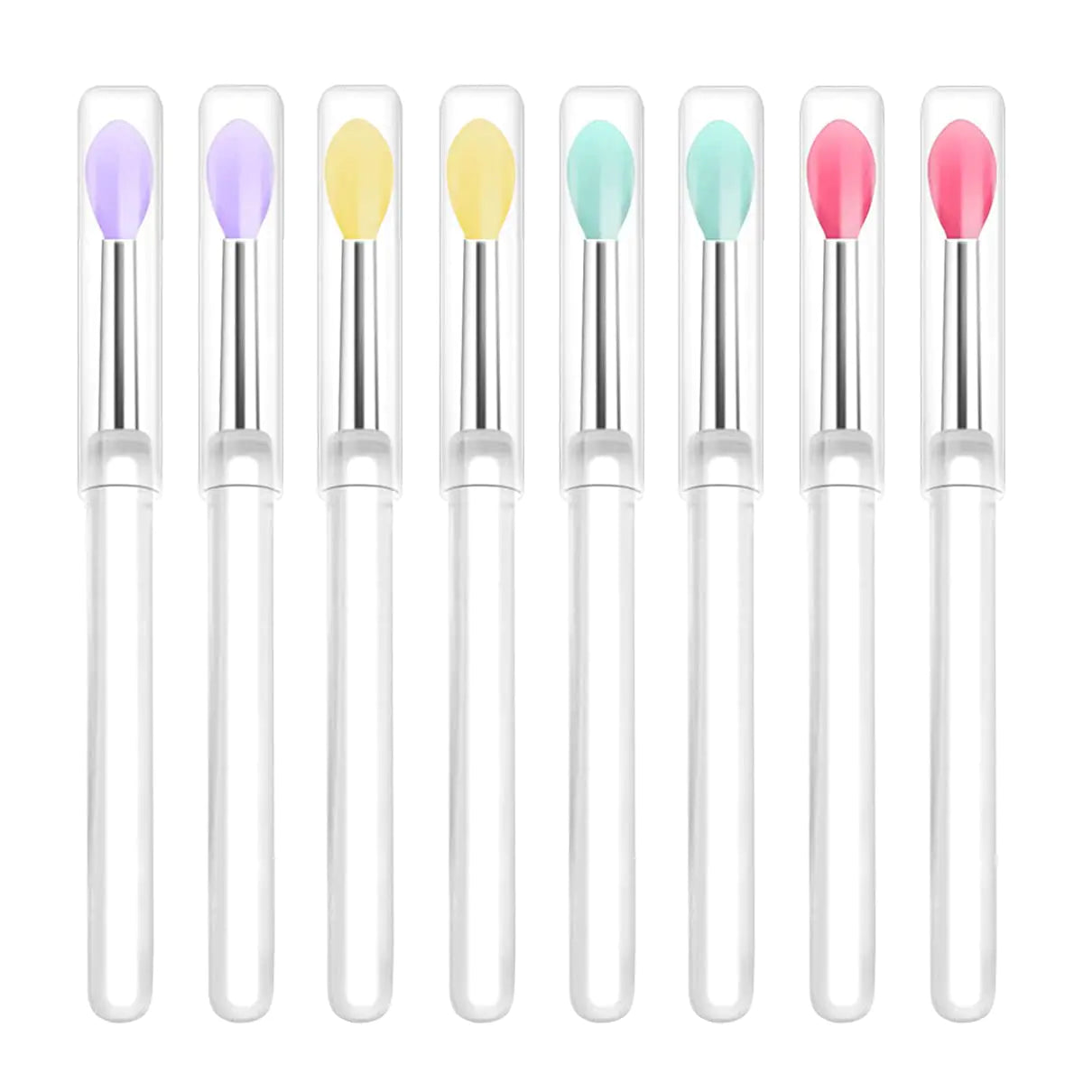LORMAY Silicone Lip Brushes – 8pcs Set