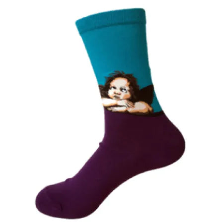 Starry Sky Cotton Socks for Men