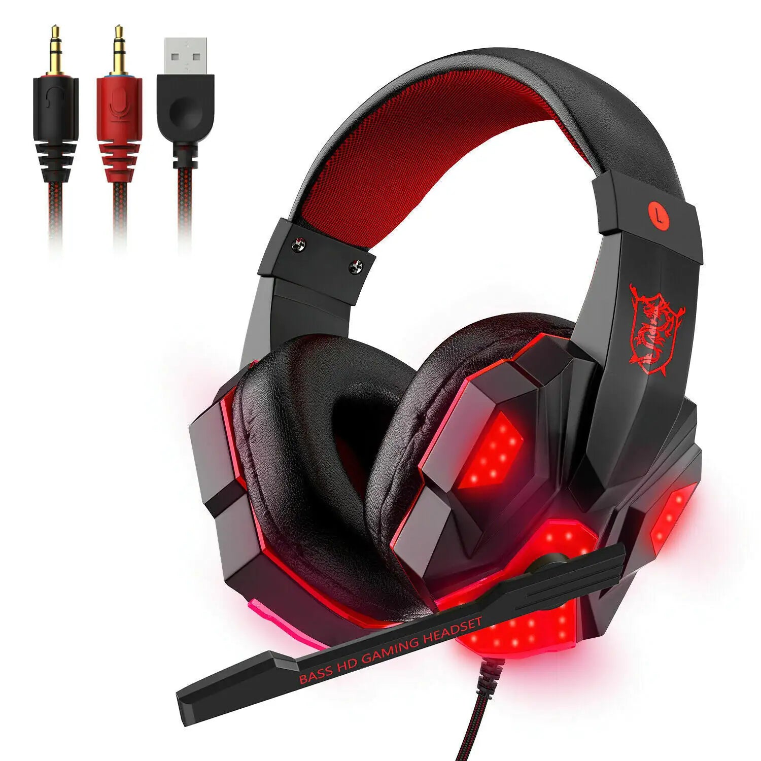 3.5mm LED Gaming Headset with Mic