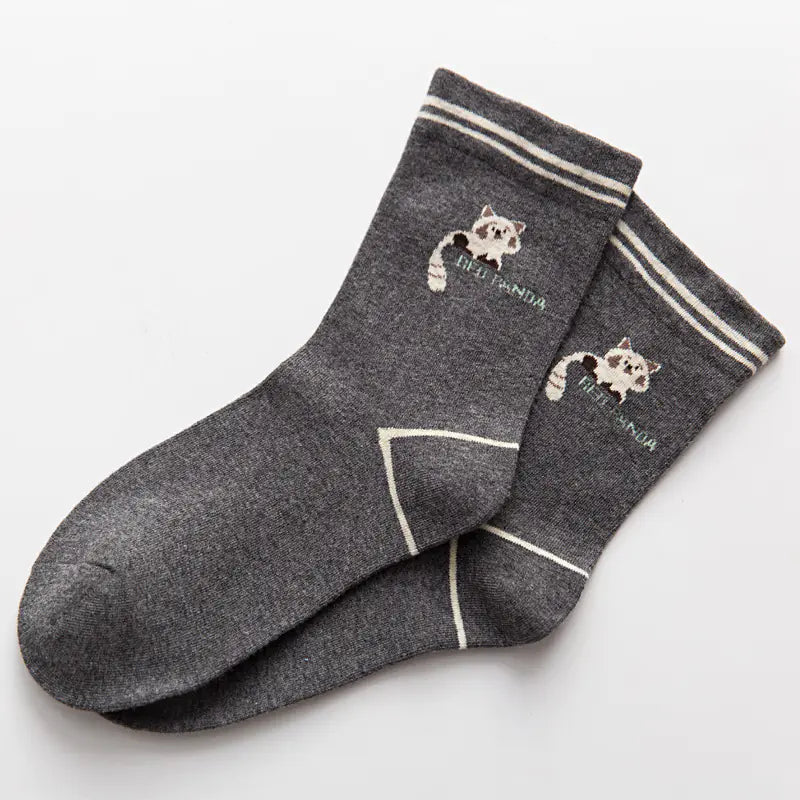 Cute Cartoon Cotton Socks Women