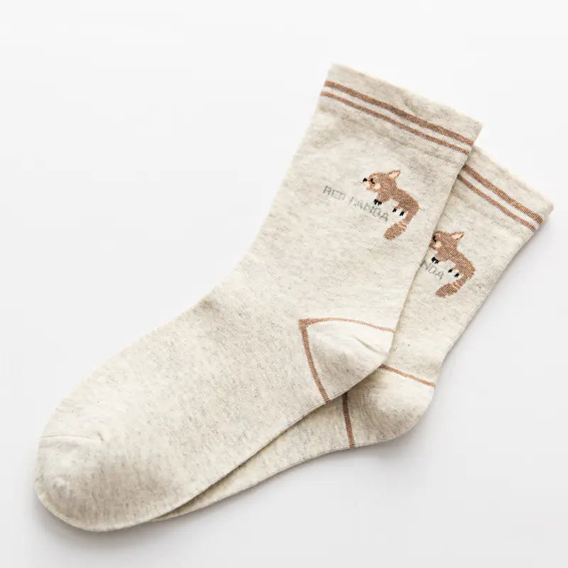 Cute Cartoon Cotton Socks Women