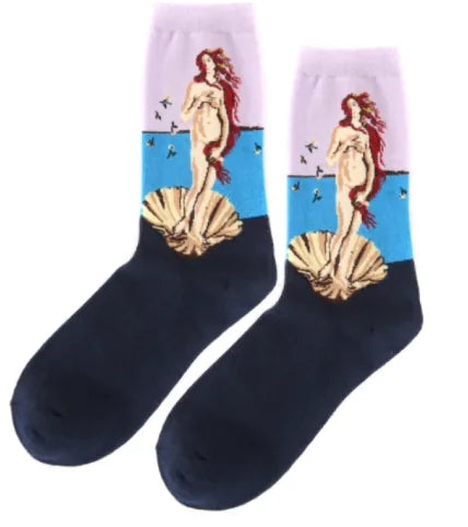 Starry Sky Cotton Socks for Men