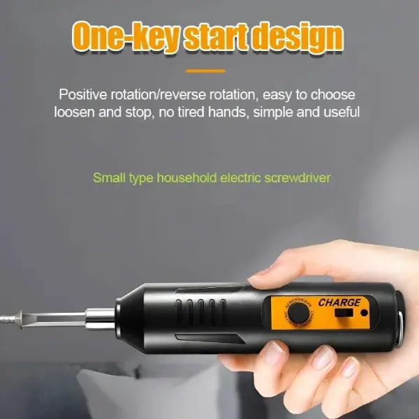 PORTABLE HOME USE ELECTRIC SCREWDRIVER SET