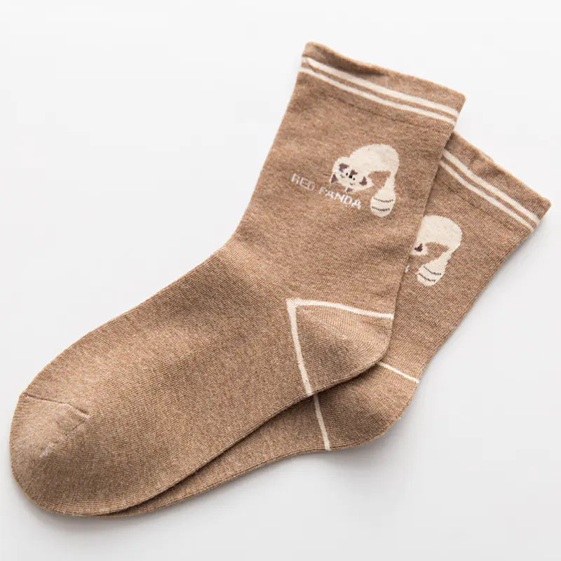 Cute Cartoon Cotton Socks Women