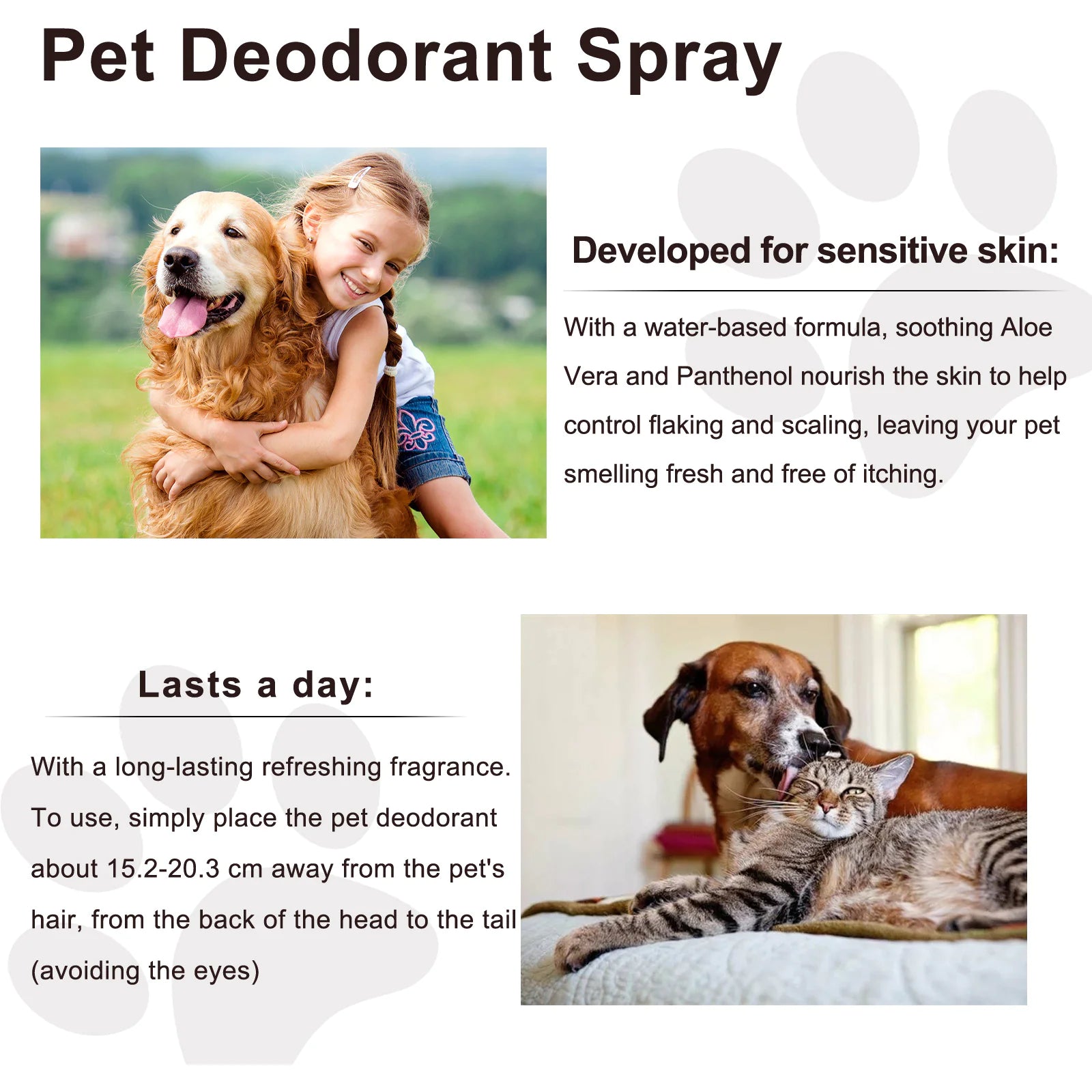 Pet Odor Control Spray for Home & Pets