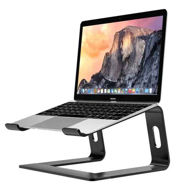 💻 Aluminum Laptop Stand Portable and Adjustable Laptop Riser, Holds All Laptops and Notebooks up to 17.3 Inch