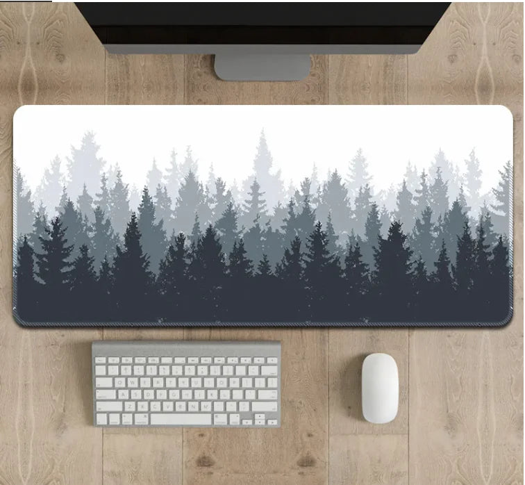 Non-Slip Waterproof Mouse Pad Black