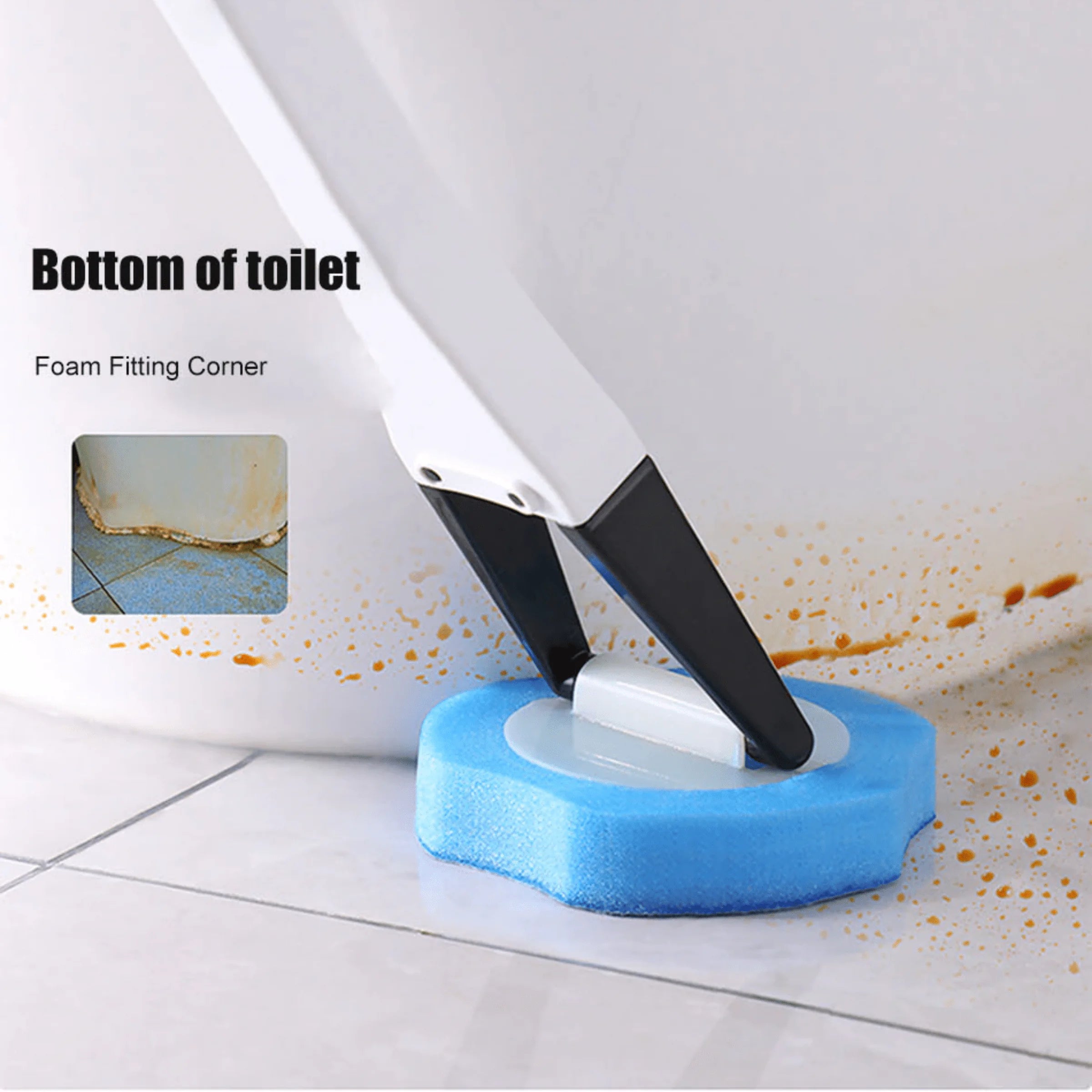 DISPOSABLE TOILET CLEANING BRUSH