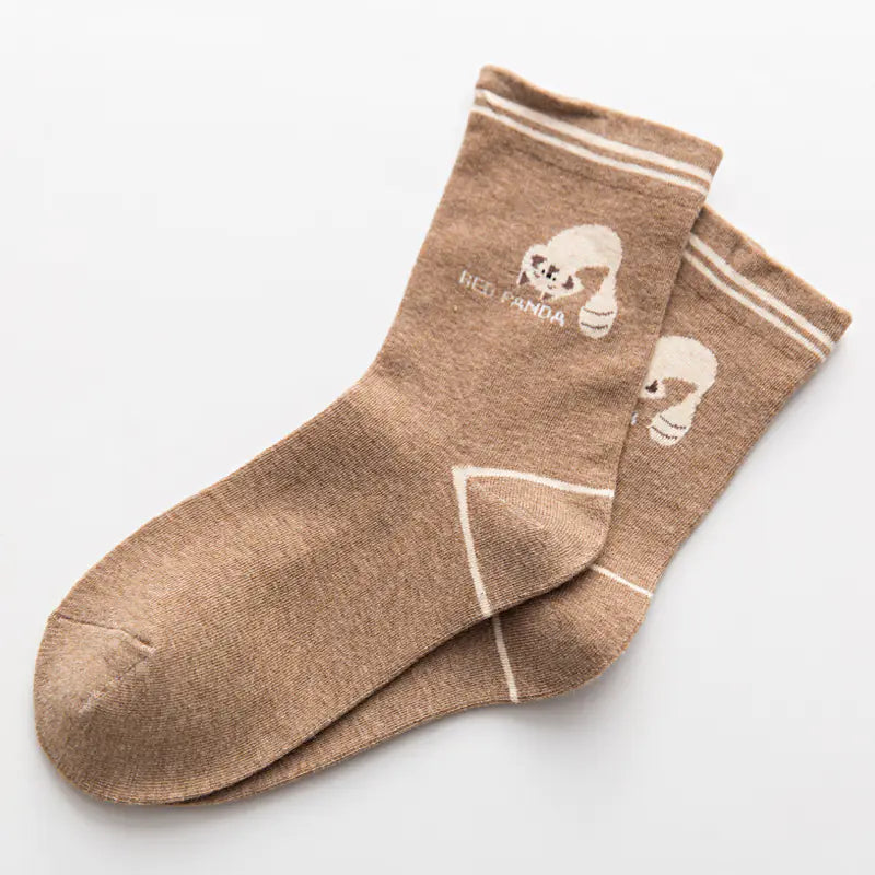 Cute Cartoon Cotton Socks Women