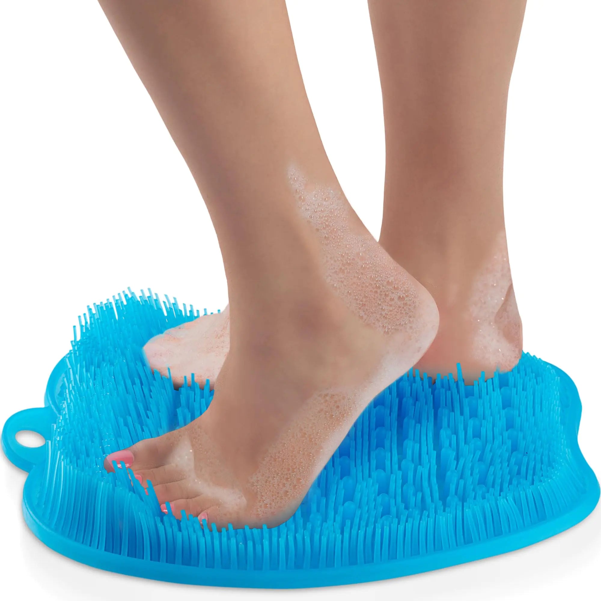 Silicone Foot Scrubber Mat (Blue)