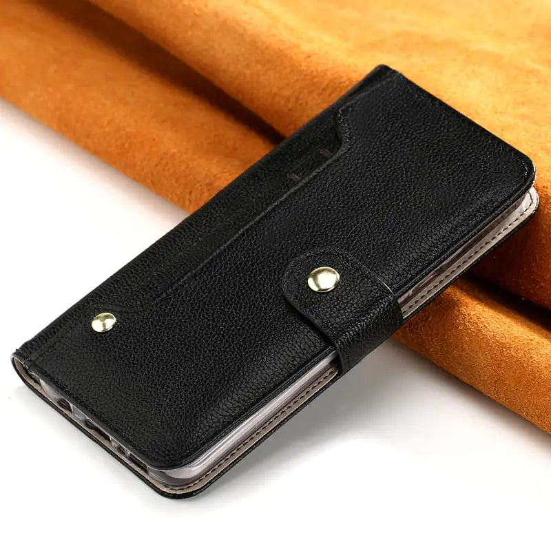 Flip Leather Phone Case for Apple