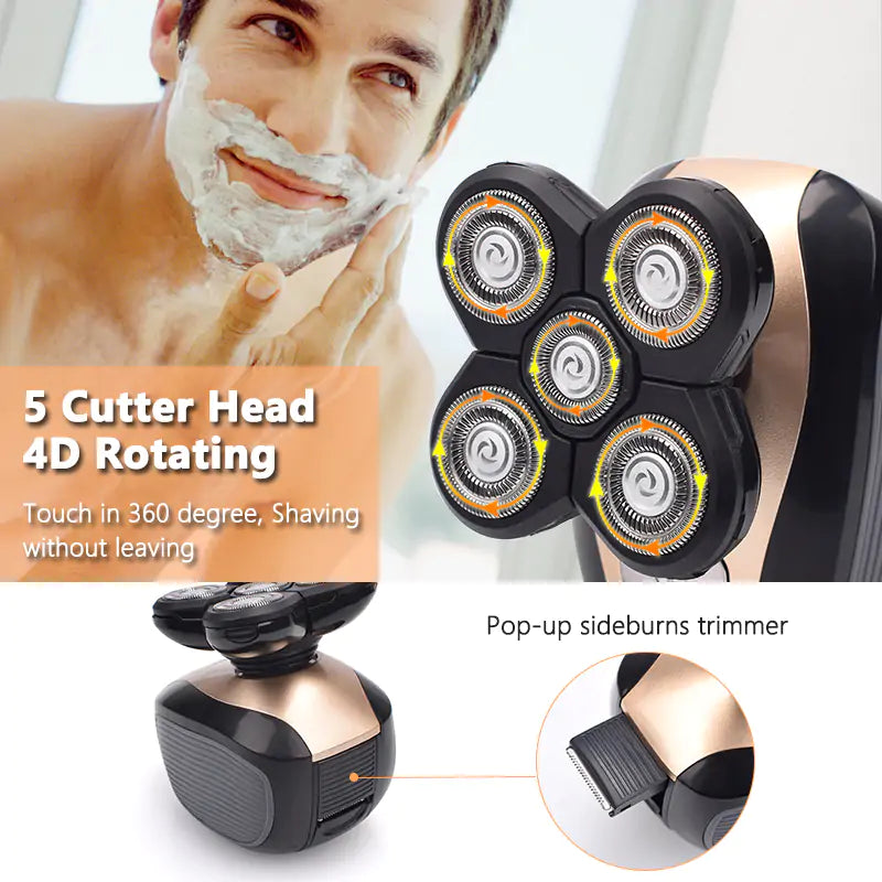 5 IN 1 ELECTRIC HEAD SHAVER