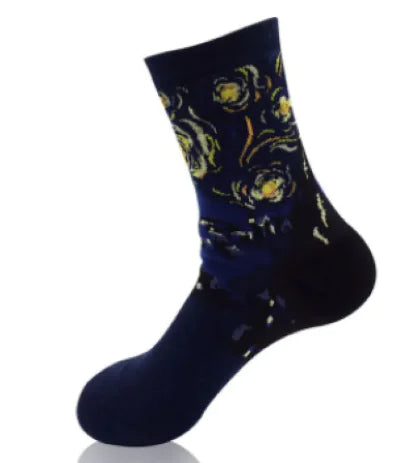 Starry Sky Cotton Socks for Men