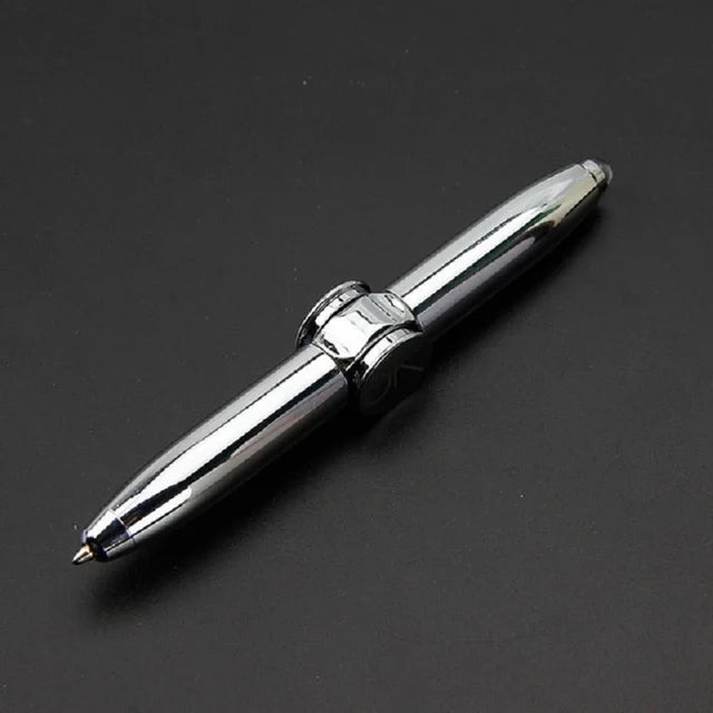 🖊️ Multifunctional LED Pen Spinning Pen with LED Light Multi Functional Help Stress Reducer Help Thinking Ballpoint Pen Anti Stress Anxiety Gift Pen for Adults Students Teenage