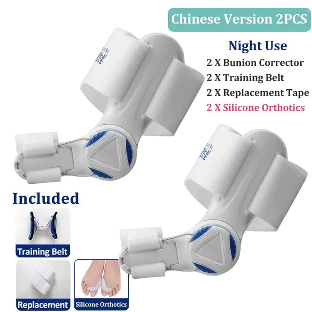 🦶 Bunion Corrector Relief Orthopedic Splint Pads for Hammer Toe Straightener & Protector