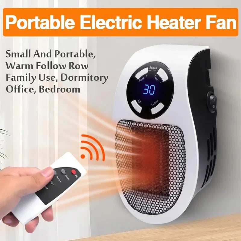 🔥 Portable Heater Electric Heater Room Space Heater with Carry Handle for Easy Transport for Room Office Desk Indoor Use