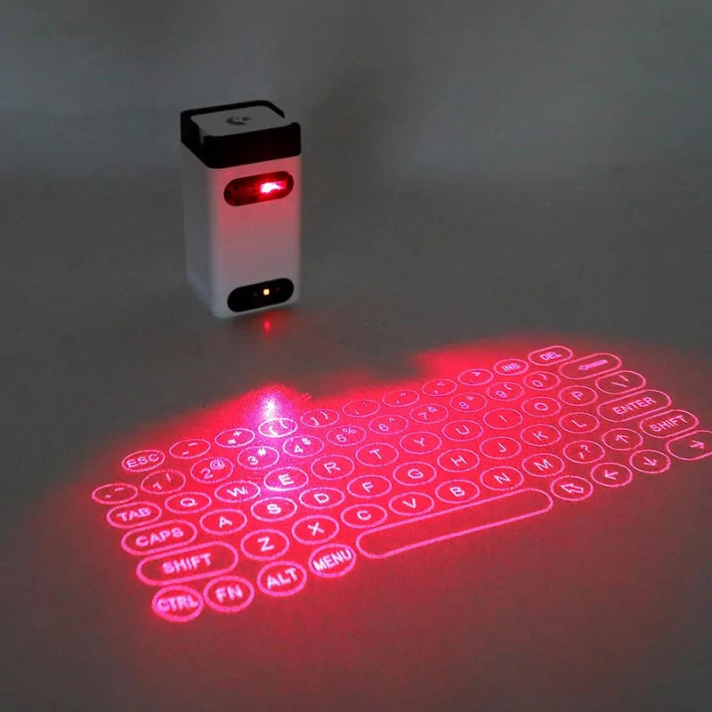 ⌨️ Virtual Laser Keyboard Virtual Wireless Bluetooth Portable Projection Keyboard for Smartphone PC Tablet Laptop