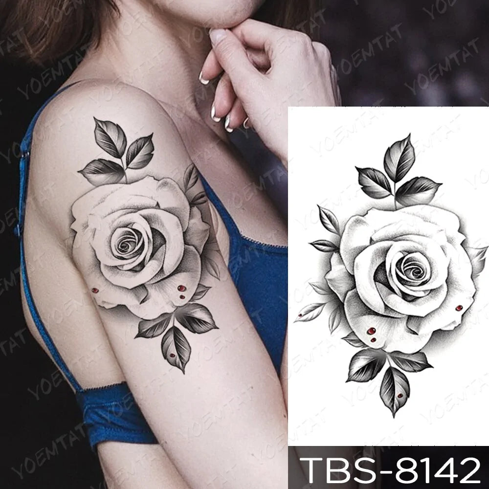 💧 Waterproof Temporary Tattoo Sticker Extra Large Waterproof Temporary Tattoos Full Arm Fake Tattoos Stickers for Men and Women