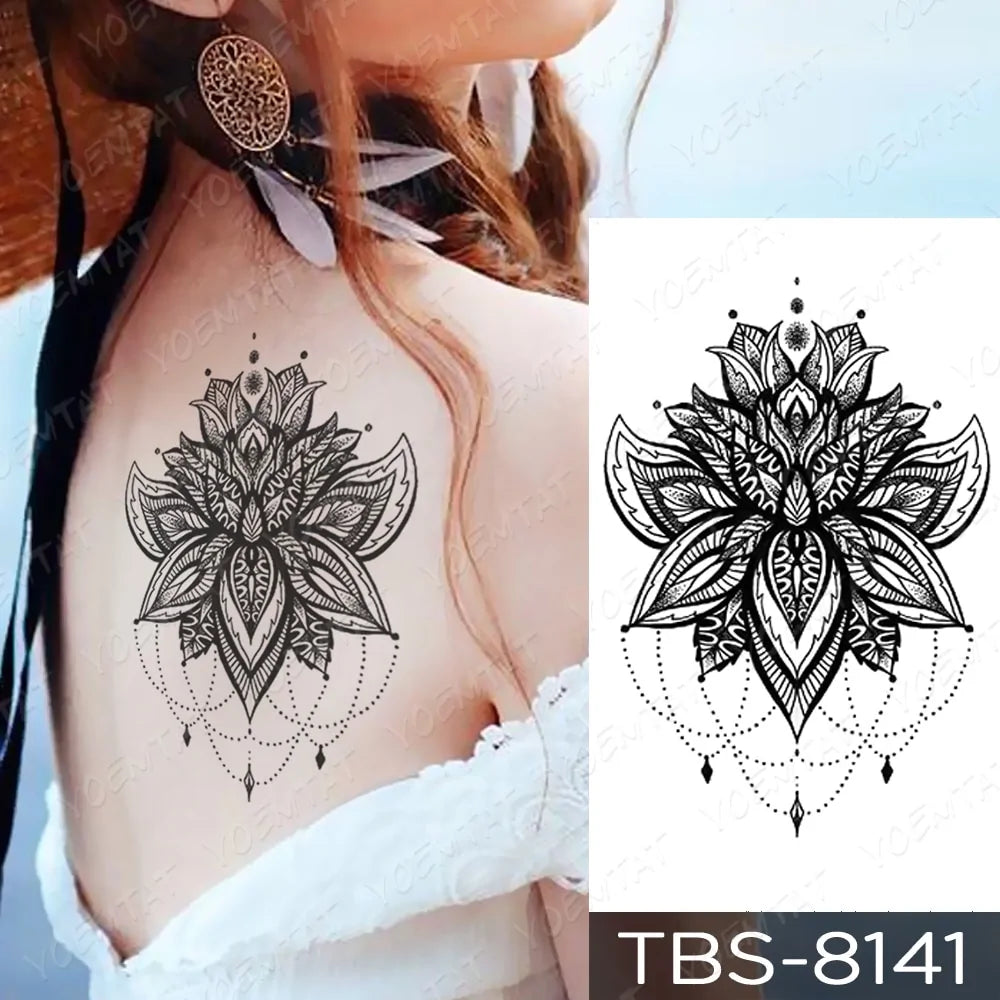 💧 Waterproof Temporary Tattoo Sticker Extra Large Waterproof Temporary Tattoos Full Arm Fake Tattoos Stickers for Men and Women