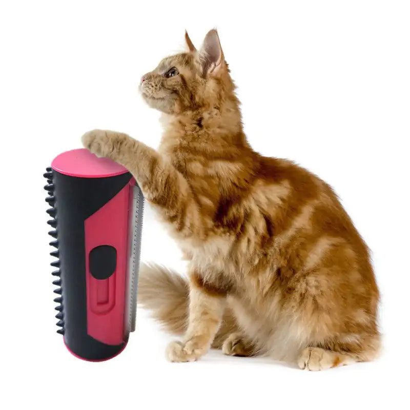 🐾 Pet Hair Remover Brush Pet Hair Removers with Standard and Travel Size Cat Hair-Dog Hair Lint Remover Brush