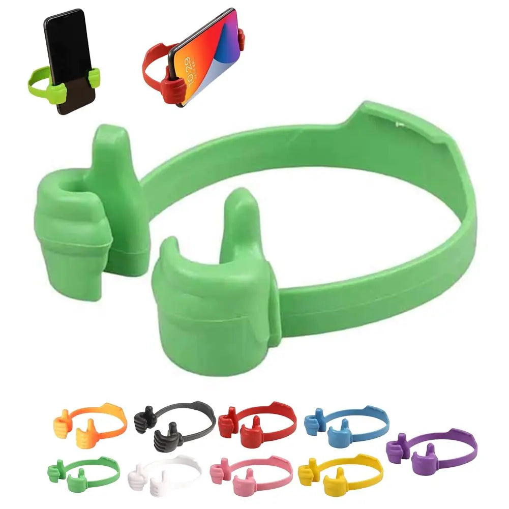 Thumbs Up Adjustable Phone Stand - Green