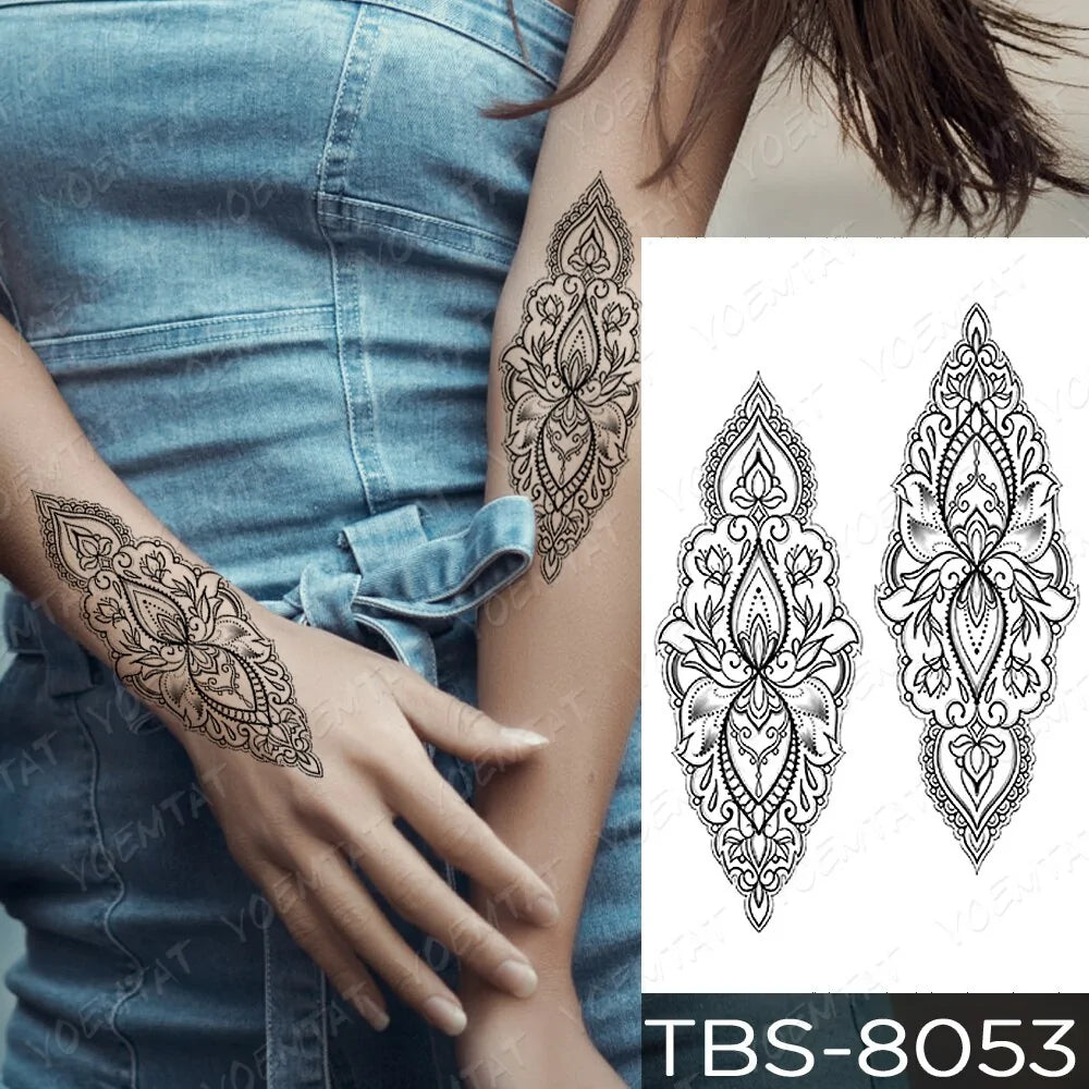 💧 Waterproof Temporary Tattoo Sticker Extra Large Waterproof Temporary Tattoos Full Arm Fake Tattoos Stickers for Men and Women