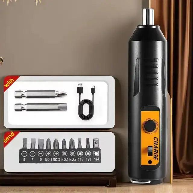 PORTABLE HOME USE ELECTRIC SCREWDRIVER SET