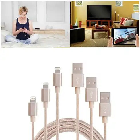 3-in-1 Apple & Android Charging Cable Set
