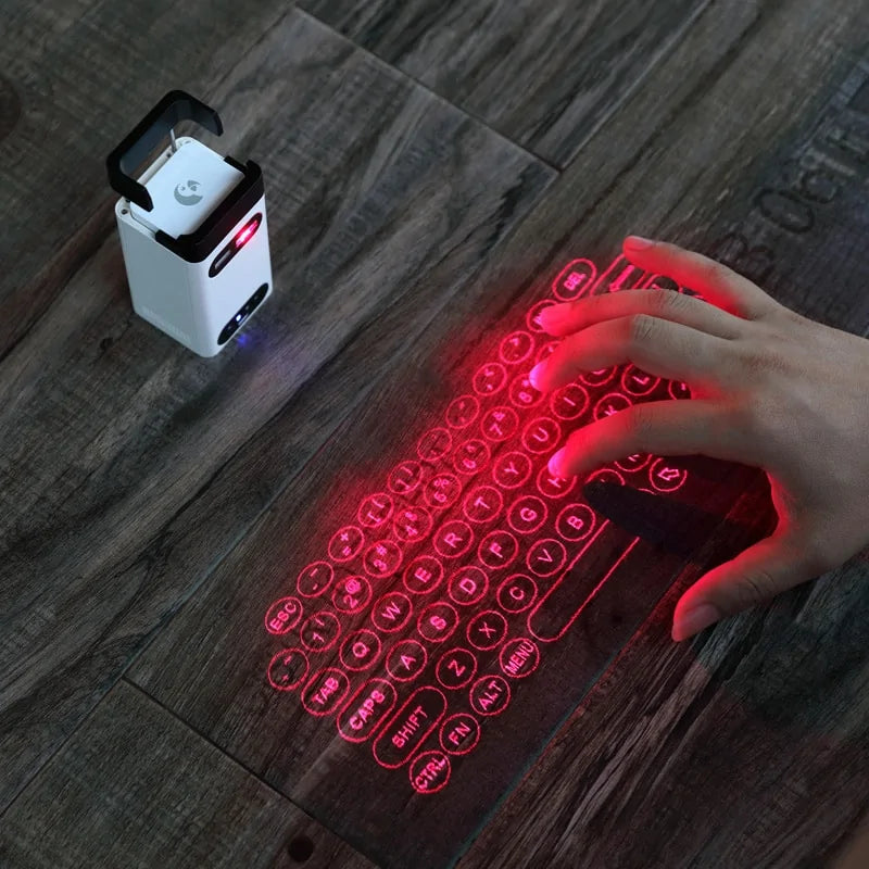 ⌨️ Virtual Laser Keyboard Virtual Wireless Bluetooth Portable Projection Keyboard for Smartphone PC Tablet Laptop