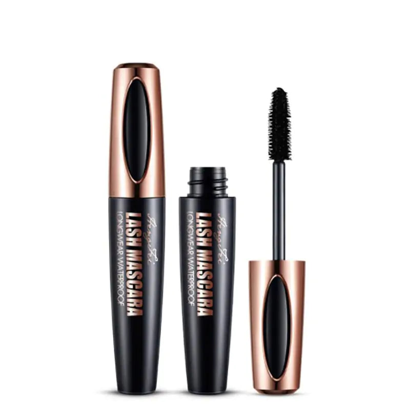 🌟 Waterproof 4D Mascara Luxuriously Longer, Thicker, Voluminous Eyelashes, Long-Lasting, Dramatic Extension, Smudge-proof, Hypoallergenic Formula