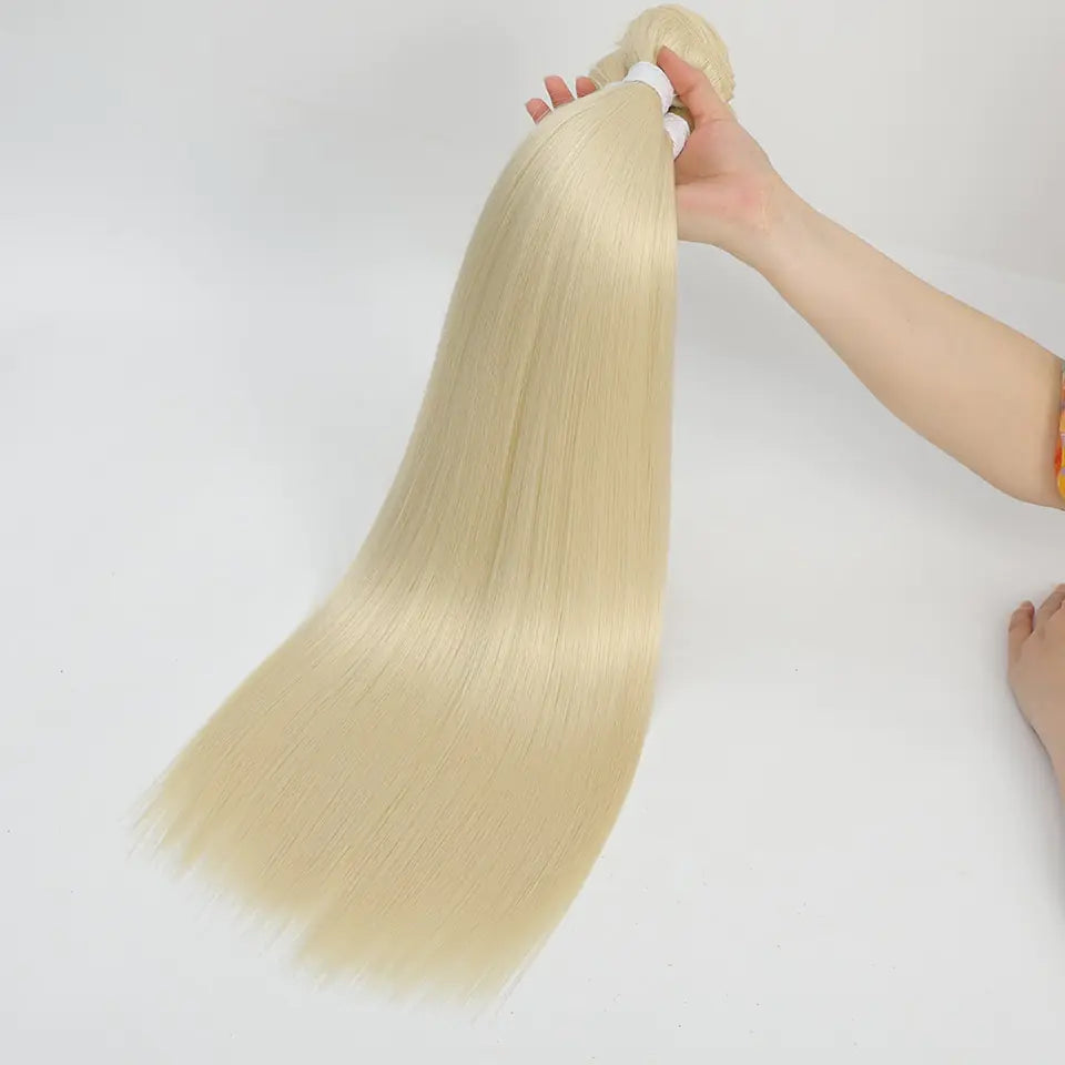 💇‍♀️ Straight Fake Fibres Hairs High Temperature Fiber 300g for Full Head Synthetic Hair Extensions For Women High Temperature Fiber Hair Extension