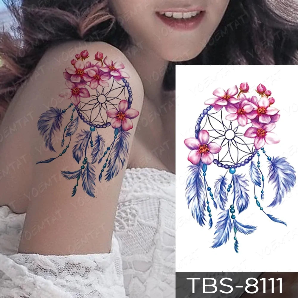 💧 Waterproof Temporary Tattoo Sticker Extra Large Waterproof Temporary Tattoos Full Arm Fake Tattoos Stickers for Men and Women