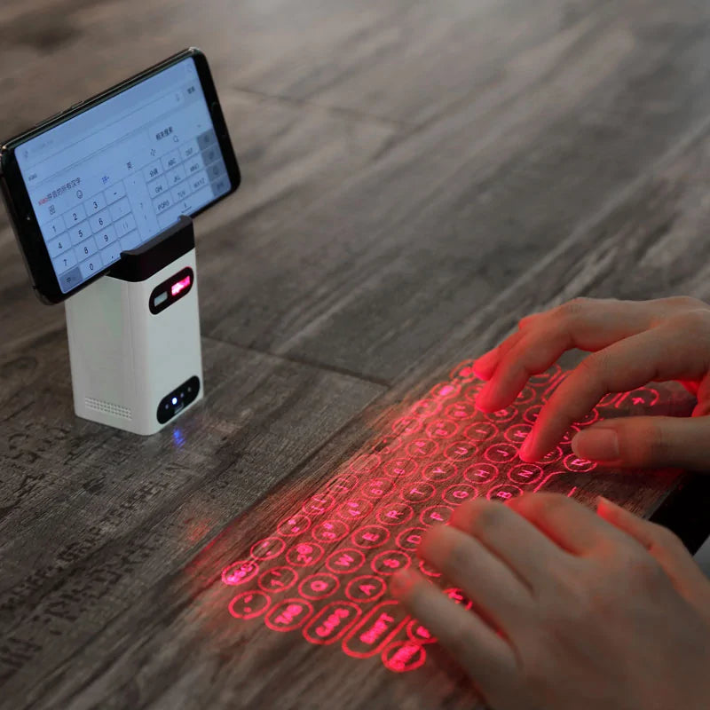 ⌨️ Virtual Laser Keyboard Virtual Wireless Bluetooth Portable Projection Keyboard for Smartphone PC Tablet Laptop