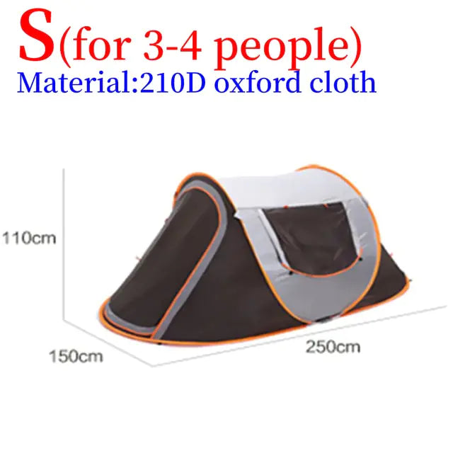 ⛺️ Outdoor Pop up Tent 2 Person Tent Waterproof Instant Easy Setup Family Tent Great for Hiking, Backpacking Sun Shade Shelter for Picnic, Backyard, Festivals