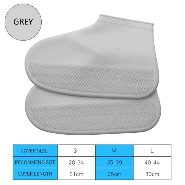 👞 Waterproof Shoe Cover Reusable Foldable Non-Slip Rain Shoe Covers Protectors Overshoes Rain Galoshes for Kids Men and Women