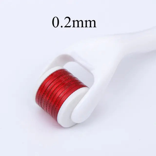 🌟 Titanium Microneedle Derma Roller Titanium Needles Face Beard Roller For Home Use 0.25mm Brighten, Rejuvenating, Smoothening