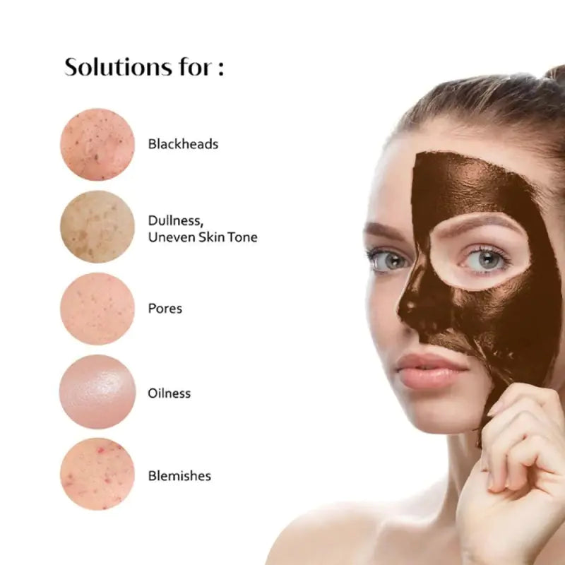 🌿 Herbal Refining Peel-off Mask Cleansing Blackhead Remover Mask, Clean Pores Shrink Facial Care Face Skincare Mask, Peel Off Mask, Deep Cleansing Mask