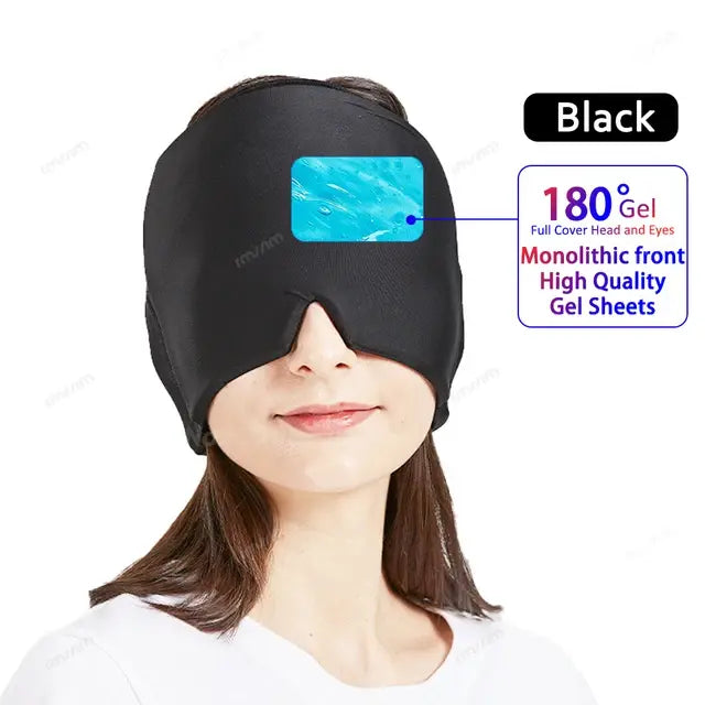 🧢 Migraine Relief Hat Upgraded Odorless Migraine Ice Head Wrap, Headache Relief Hat for Migraine, Headache